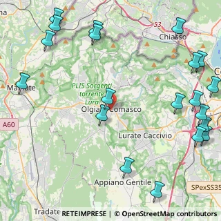 Mappa , 22077 Olgiate Comasco CO, Italia (6.1995)