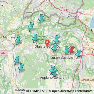 Mappa , 22077 Olgiate Comasco CO, Italia (4.45231)