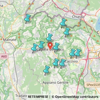 Mappa , 22077 Olgiate Comasco CO, Italia (3.36)