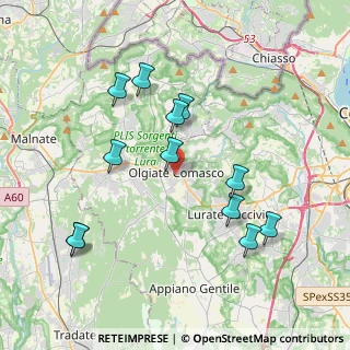 Mappa , 22077 Olgiate Comasco CO, Italia (3.90917)