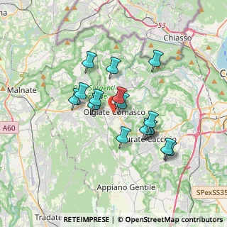 Mappa , 22077 Olgiate Comasco CO, Italia (2.86813)