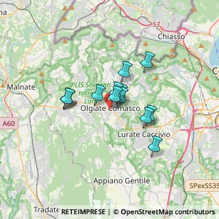 Mappa , 22077 Olgiate Comasco CO, Italia (2.38308)