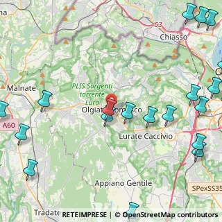 Mappa , 22077 Olgiate Comasco CO, Italia (6.521)