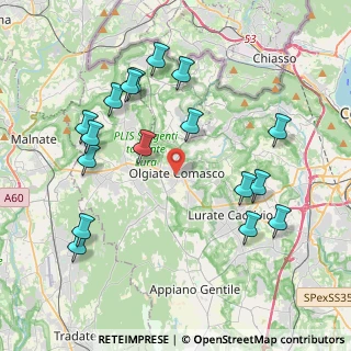 Mappa , 22077 Olgiate Comasco CO, Italia (4.37706)