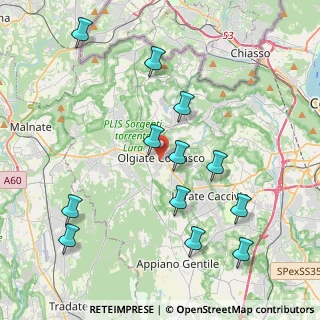 Mappa , 22077 Olgiate Comasco CO, Italia (4.42083)
