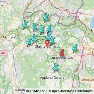 Mappa , 22077 Olgiate Comasco CO, Italia (3.23167)