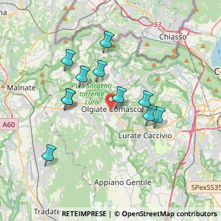 Mappa , 22077 Olgiate Comasco CO, Italia (3.43091)