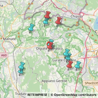 Mappa , 22077 Olgiate Comasco CO, Italia (4.10167)