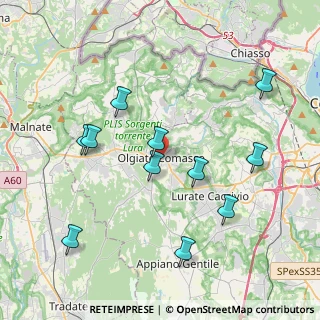 Mappa , 22077 Olgiate Comasco CO, Italia (4.04091)