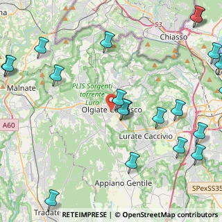 Mappa , 22077 Olgiate Comasco CO, Italia (6.1665)