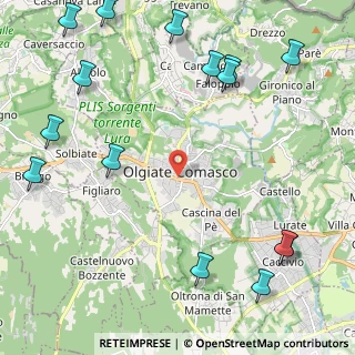 Mappa , 22077 Olgiate Comasco CO, Italia (3.09667)