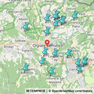 Mappa , 22077 Olgiate Comasco CO, Italia (2.46105)