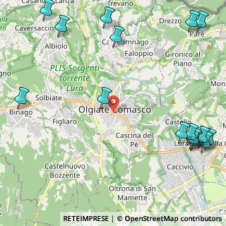 Mappa , 22077 Olgiate Comasco CO, Italia (3.2825)