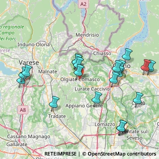 Mappa , 22077 Olgiate Comasco CO, Italia (9.4025)