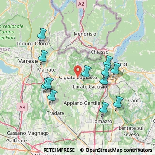 Mappa , 22077 Olgiate Comasco CO, Italia (7.775)