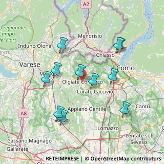 Mappa , 22077 Olgiate Comasco CO, Italia (7.33727)