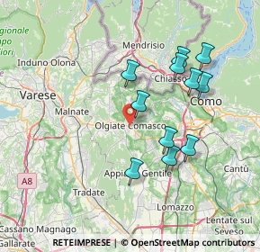 Mappa , 22077 Olgiate Comasco CO, Italia (6.82364)