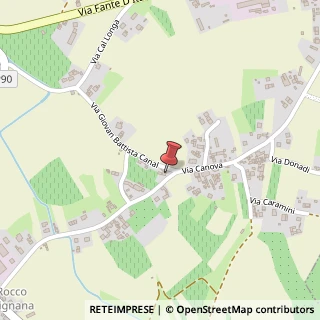 Mappa Via Antonio Canova, 58, 31040 Giavera del Montello, Treviso (Veneto)