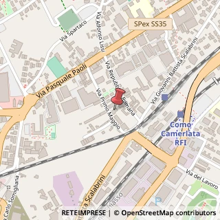 Mappa Via 1º Maggio, 17 Zona, 22100 Como, Como (Lombardia)