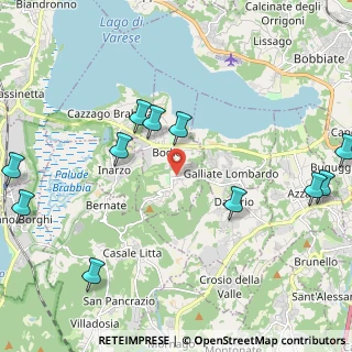 Mappa Via Bartolomeo Baj, 21020 Bodio Lomnago VA, Italia (2.62636)