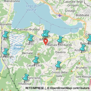 Mappa Via Bartolomeo Baj, 21020 Bodio Lomnago VA, Italia (2.55545)