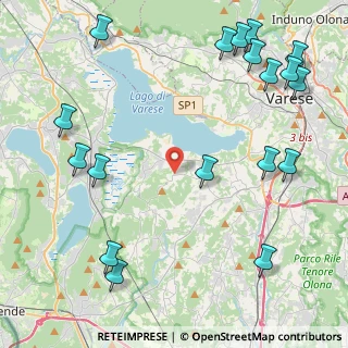 Mappa Via Bartolomeo Baj, 21020 Bodio Lomnago VA, Italia (5.83556)