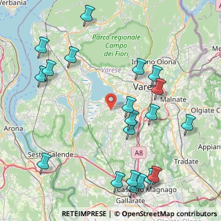 Mappa Via Bartolomeo Baj, 21020 Bodio Lomnago VA, Italia (10.253)