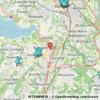 Mappa Via Risorgimento, 21020 Buguggiate VA, Italia (3.51308)