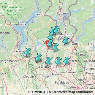 Mappa Via Risorgimento, 21020 Buguggiate VA, Italia (11.06083)