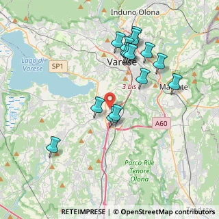Mappa Via Risorgimento, 21020 Buguggiate VA, Italia (3.754)