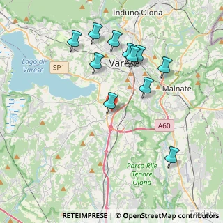 Mappa Via Risorgimento, 21020 Buguggiate VA, Italia (3.92727)