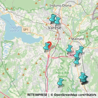 Mappa Via Risorgimento, 21020 Buguggiate VA, Italia (6.11667)