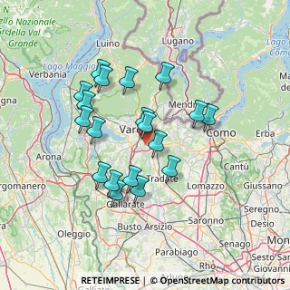 Mappa Largo Gajard, 21100 Varese VA, Italia (12.65684)