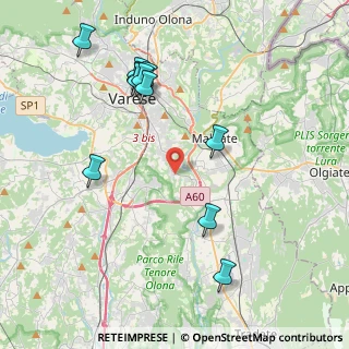 Mappa Largo Gajard, 21100 Varese VA, Italia (4.40182)