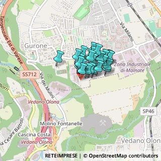 Mappa Via Calamandrei Pietro, 21046 Malnate VA, Italia (0.23077)