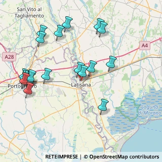 Mappa Via Giovanni Bertotto, 33053 Latisana UD, Italia (9.245)