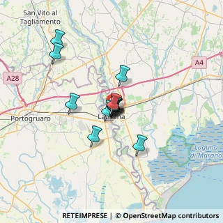 Mappa Via Giovanni Bertotto, 33053 Latisana UD, Italia (4.31)