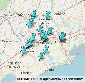 Mappa Via Amerigo Vespucci, 30026 Portogruaro VE, Italia (10.2655)