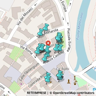 Mappa Piazzale Europa, 31048 Oderzo TV, Italia (0.028)