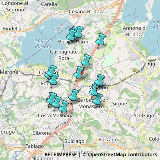 Mappa Viale Consolini, 23847 Molteno LC, Italia (1.6275)
