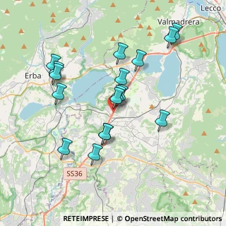 Mappa Viale Consolini, 23847 Molteno LC, Italia (3.62294)