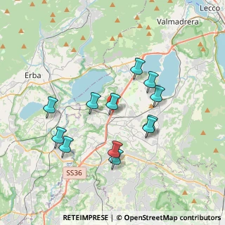 Mappa Viale Consolini, 23847 Molteno LC, Italia (3.43417)