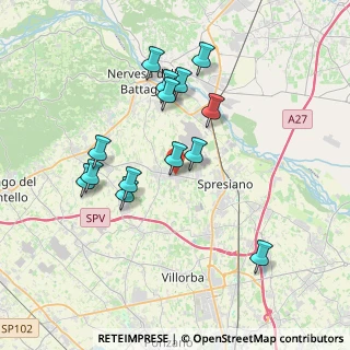 Mappa Vicolo Trieste, 31030 Arcade TV, Italia (3.48571)