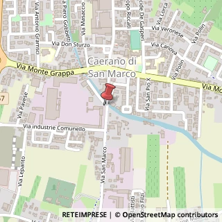 Mappa Via San Marco, 4, 31031 Caerano di San Marco, Treviso (Veneto)