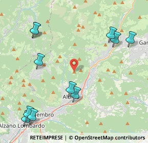 Mappa Via Frazione Ganda, 24021 Albino BG, Italia (5.35545)