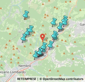 Mappa Via Frazione Ganda, 24021 Albino BG, Italia (3.15)