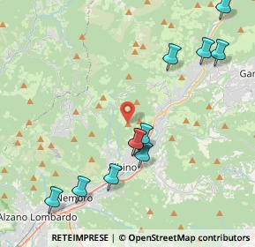 Mappa Via Frazione Ganda, 24021 Albino BG, Italia (4.55273)