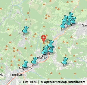 Mappa Via Frazione Ganda, 24021 Albino BG, Italia (4.11692)