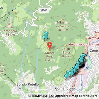 Mappa Via Frazione Ganda, 24020 Cene BG, Italia (1.46111)