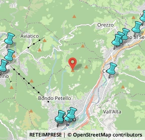 Mappa Via Frazione Ganda, 24021 Albino BG, Italia (3.22214)
